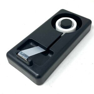 Vintage Black Tenex MY WAY 17120 Weighted Tape Dispenser Desk Office Low Profile